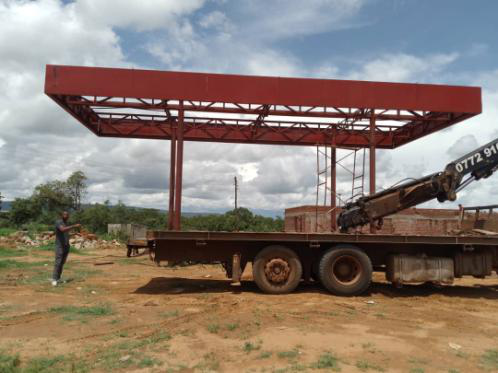 Fuel station canopy