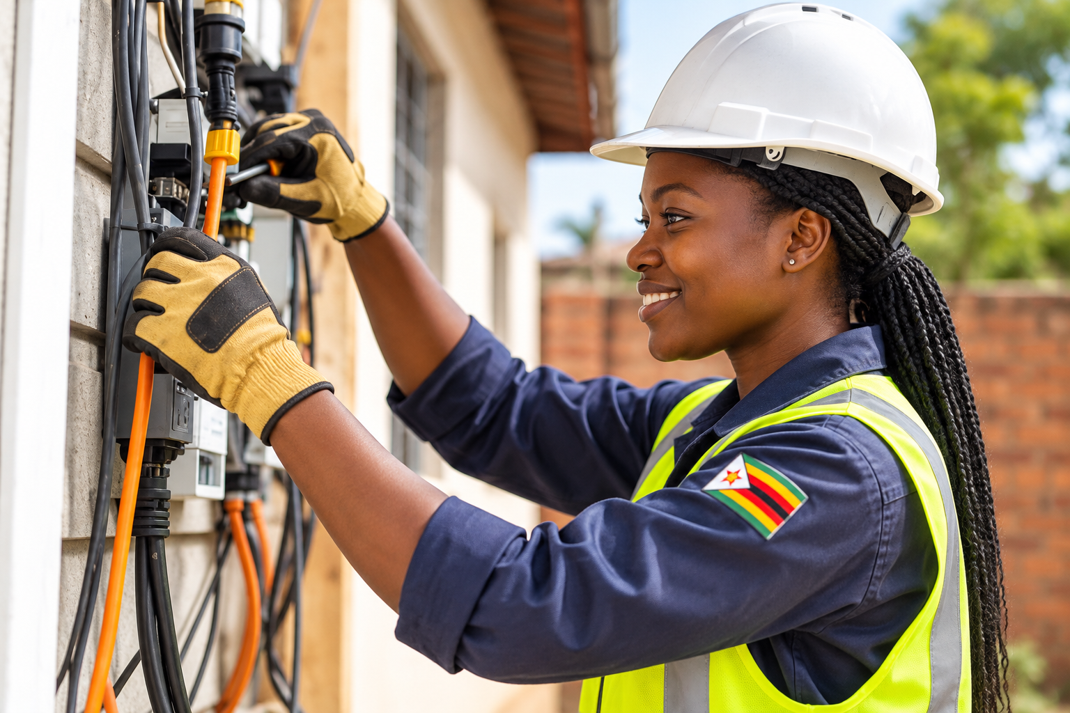 Zimbabwean electrician providing tailor-made electrical solutions