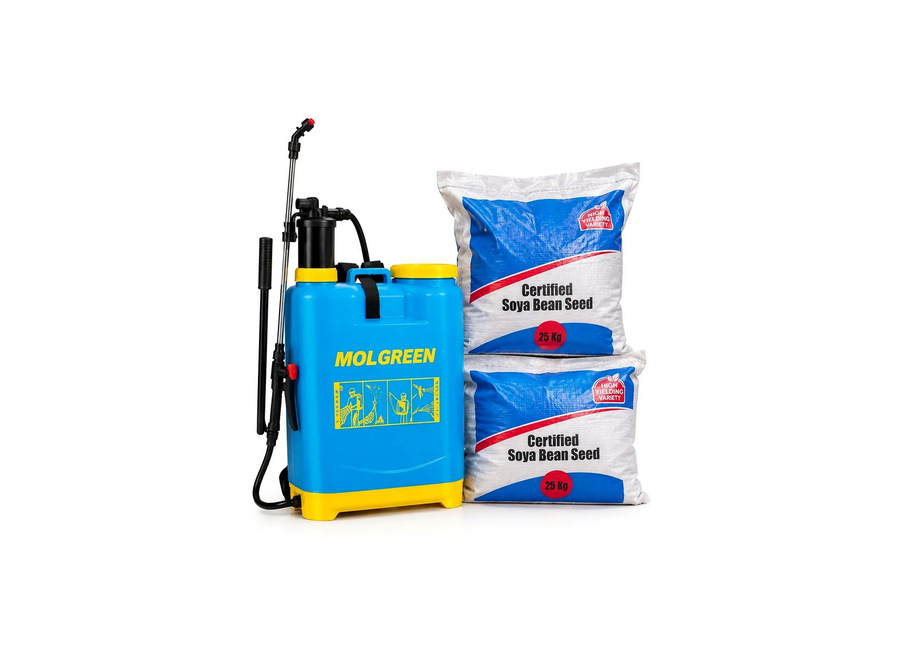 Soya Bean Seed & Knapsack Sprayer